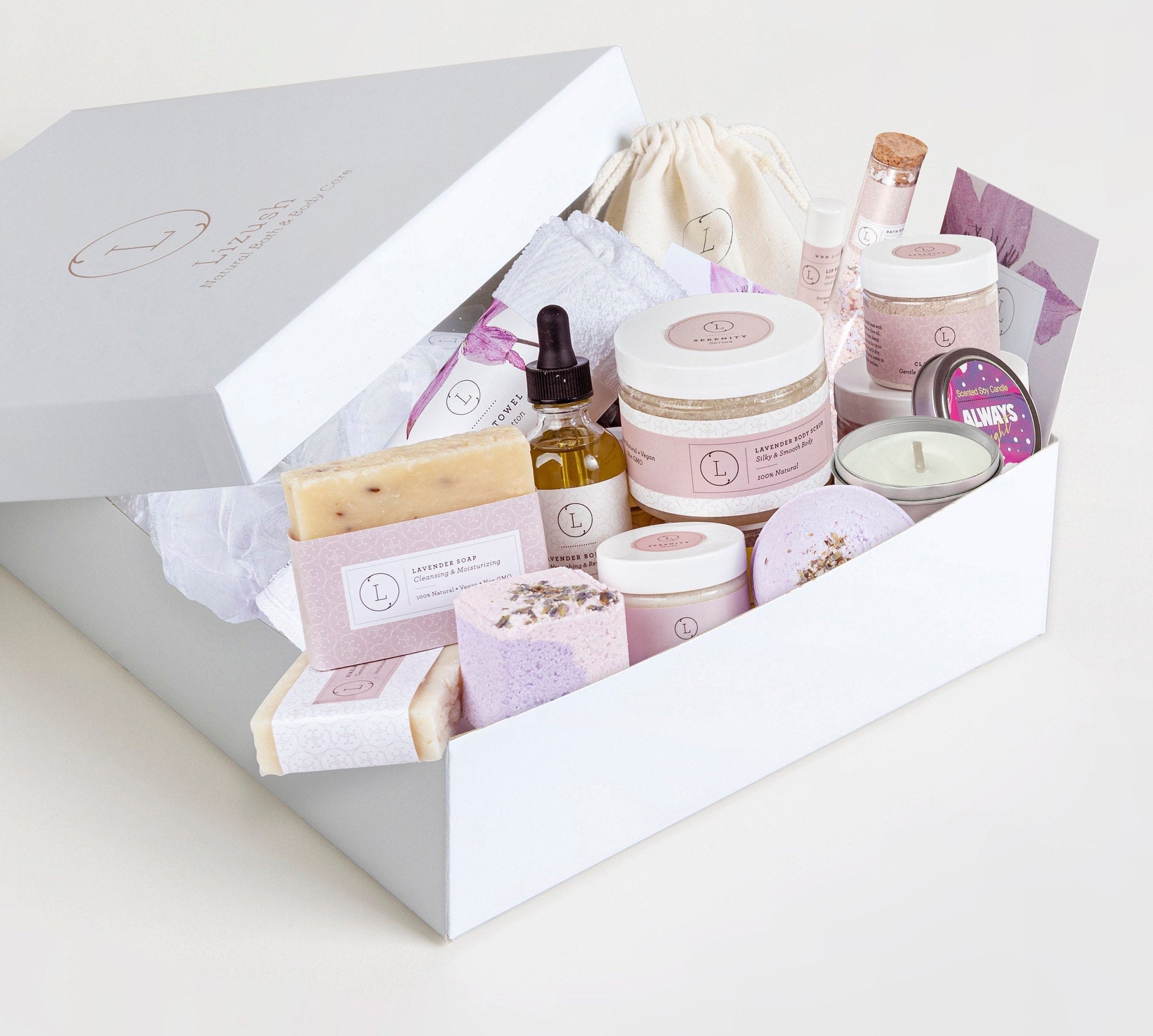 Bath Set. Bridesmaid gift set. Bath gift set. Lavender Spa Etsy