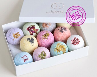 Bath bomb -Bath Bombs -Bath Salts fizzies - Bath bomb set - 11 bath bombs gift - gift set - Bath bomb gift set - Bath bombs favors -The bomb