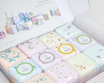 12 Bath Bomb Gift Set, Relaxing Self Care Box, Fizzy Bomb, Shower Streamers, Pamper Gift Box, Bridesmaid Gifts, Valentines Day Gift For Her
