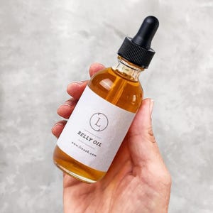Stocking stuffer Belly Oil, Natural Stretch Marks Oil, Pregnancy Skin Care ,- All natural Belly marks oil by Lizush