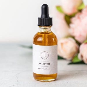 Stocking stuffer Belly Oil, Natural Stretch Marks Oil, Pregnancy Skin Care ,- All natural Belly marks oil by Lizush