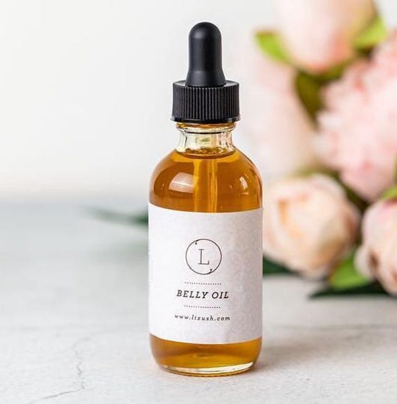 Natural Belly Oil, Pregnancy Skin Care, Stretch Mark Prevention