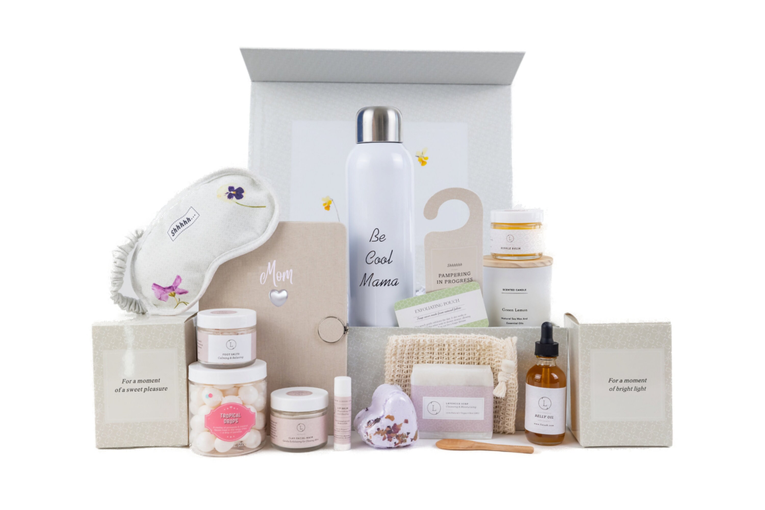 New Mom Spa Gift Set, Pregnancy Relaxation Gift Basket, Luxury Self Care Package, Mom Appreciation Gift, Mother's Day Special Gift