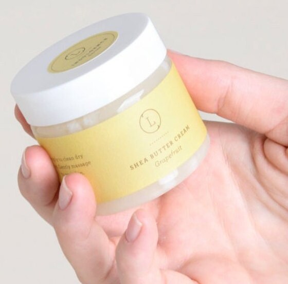 Body Cream Natural Grapefruit Shea Butter Body Cream Natural Etsy