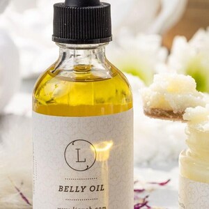 Stocking stuffer Belly Oil, Natural Stretch Marks Oil, Pregnancy Skin Care ,- All natural Belly marks oil by Lizush