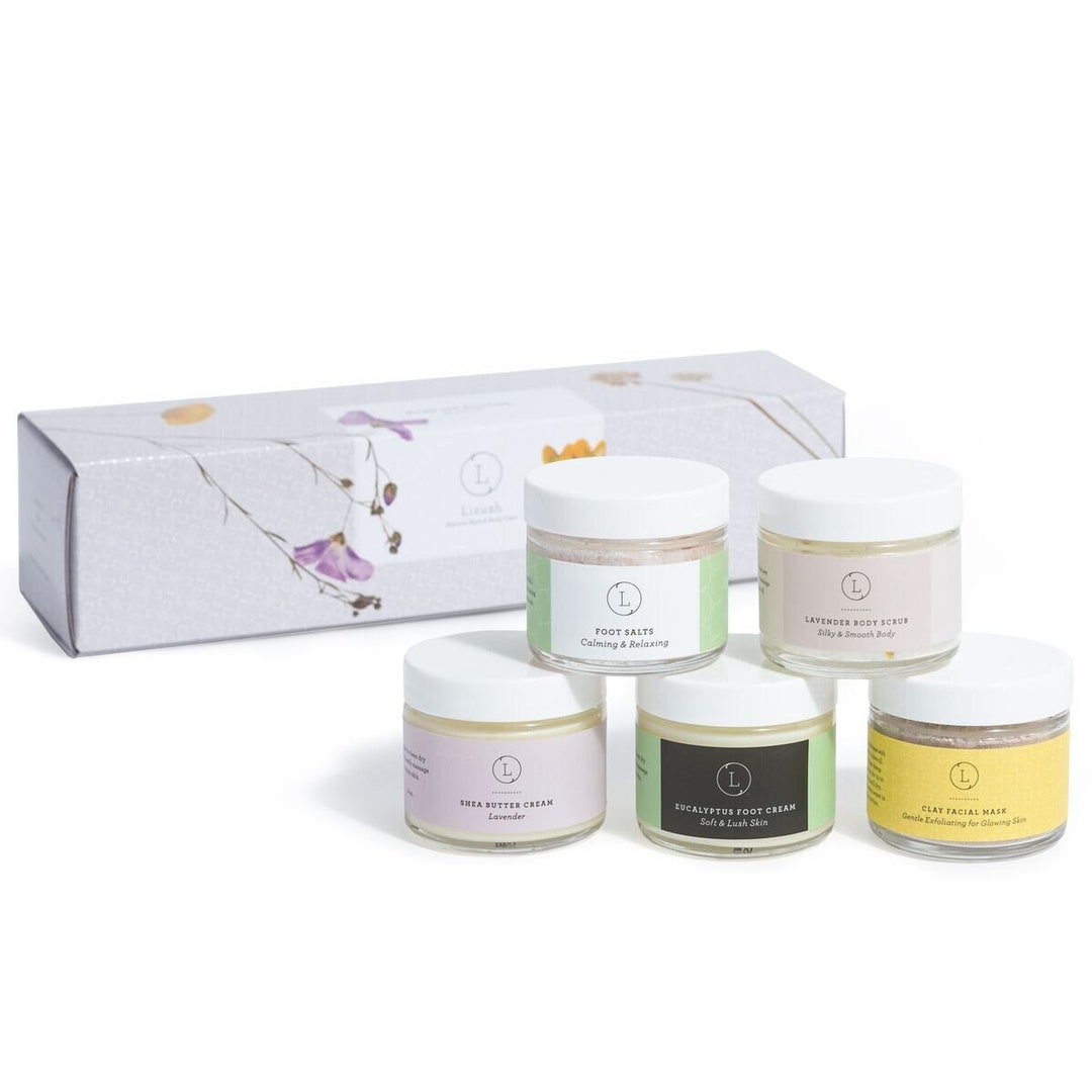 Home Spa, Travel Kit, Natural Bath and Body Care, Bath Gift Set, Bath and Body Gift, Natural