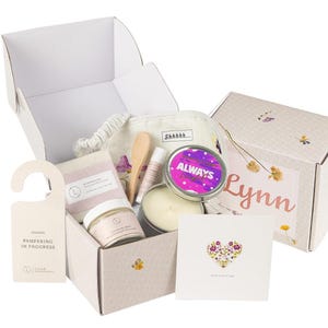 Personalized Gift Set, Natural Relaxation Care Package for Her, Birthday Self Care Box of Sunshine by Lizush