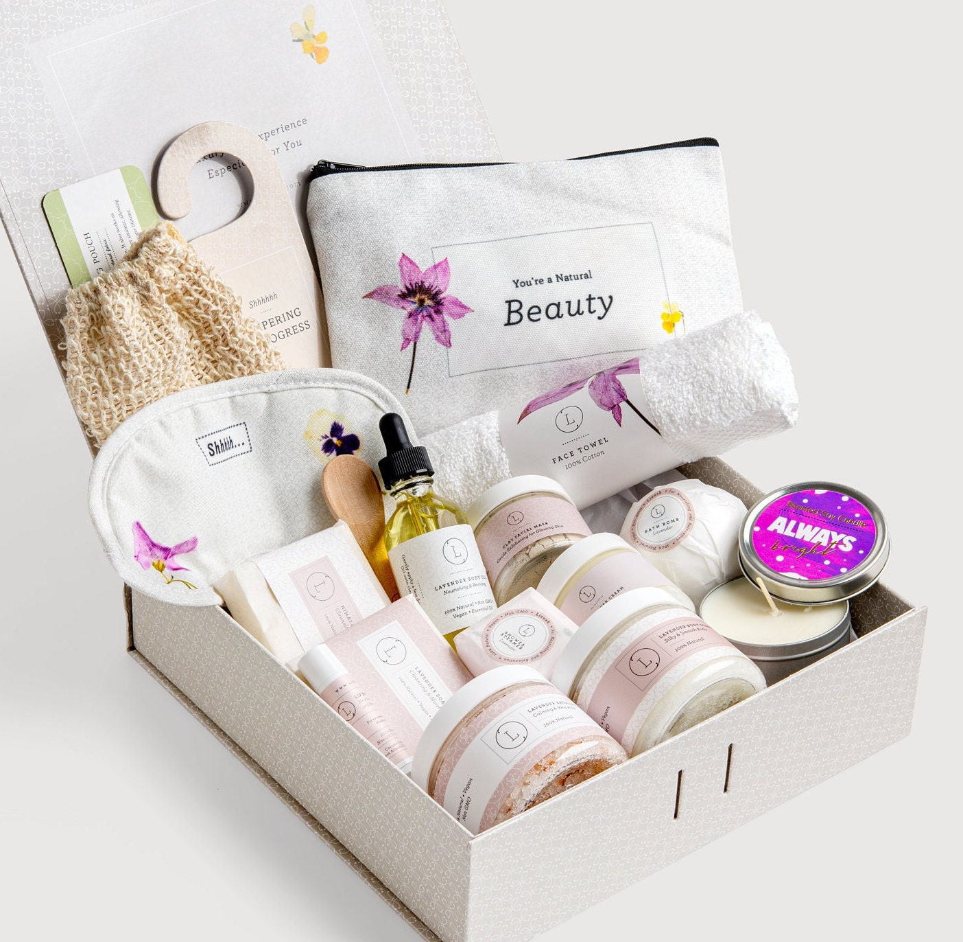 Set Regalo Benessere SKn Naturals 10 Pezzi – Cura Viso E Corpo, Donna, Rosa E Lavanda - Foto 6