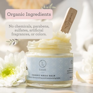 Magic Balm for Sensitive Skin - Handmade Moisturizing Balm - Anti aging cream - Certified Organic