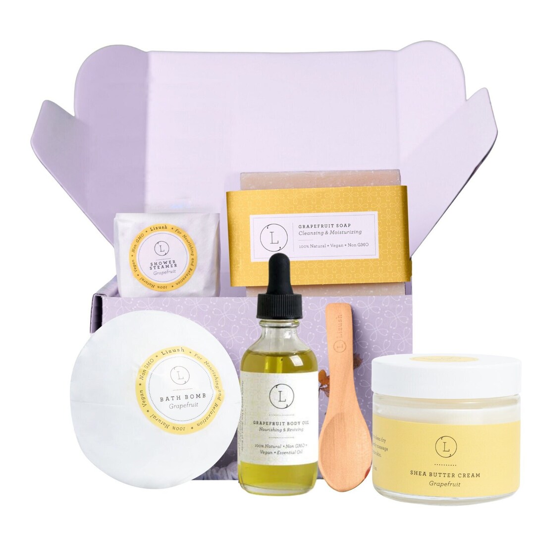 Natural Bath Gift Set, Soap Gift Set, Relaxation Gift, Spa Set, Spa Kit