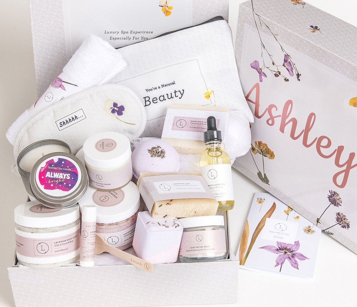 Bath Set. Bridesmaid gift set. Bath gift set. Lavender Spa Etsy