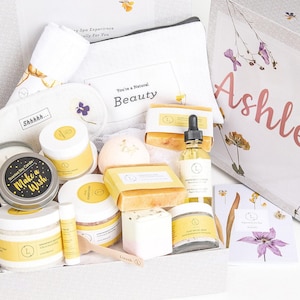 Special Spa Gift Set For Women, Natural Organic Handmade Bath Set, Self-Care Gift Set, Pamper Spa Set Gift For Her, Relaxation Gift Basket