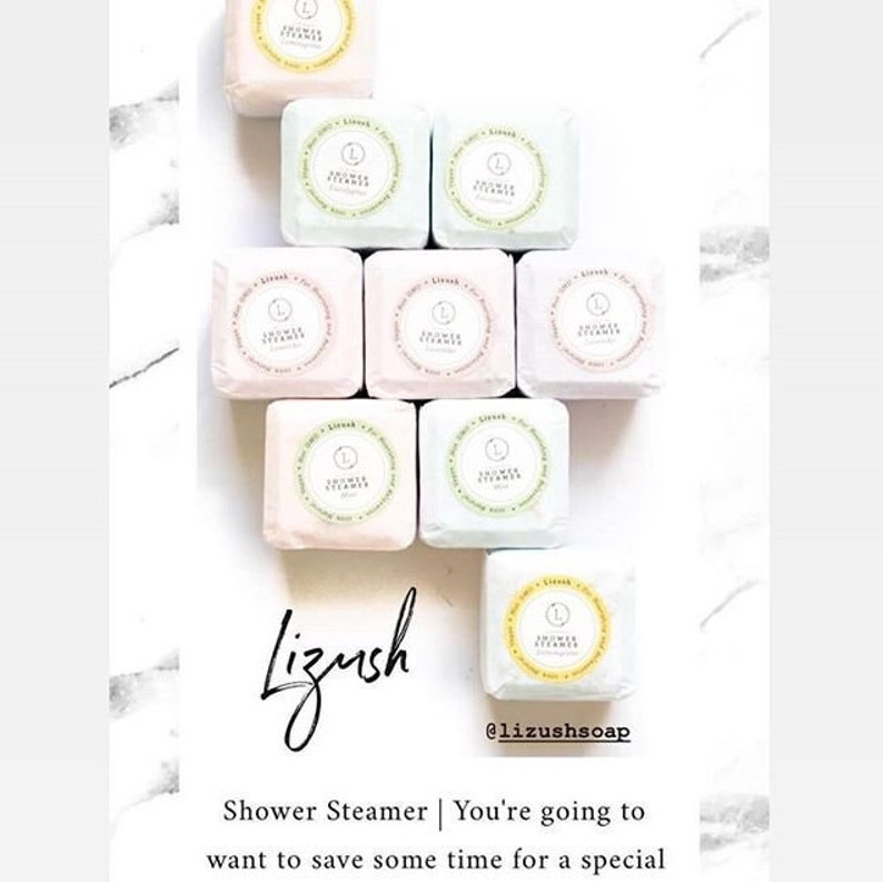 Shower Steamer - Shower favors - Shower steamers, Shower Fizzies, Shower Tablets, Shower Melts, Shower Fizzy
