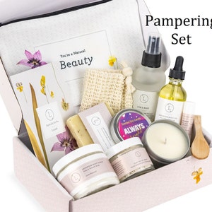 Time to Relax Gift Set, Lavender Spa Bath Gift Box, Gift for her, Birthday Gift set, Birthday Gift Box, Gift Basket for women Pampering set