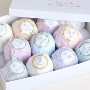 Bath bomb Bath Bombs Bath Salts fizzies Bath bomb set bath bombs gift Mom gift set Bath bomb gift set Mother's day Gift image 5