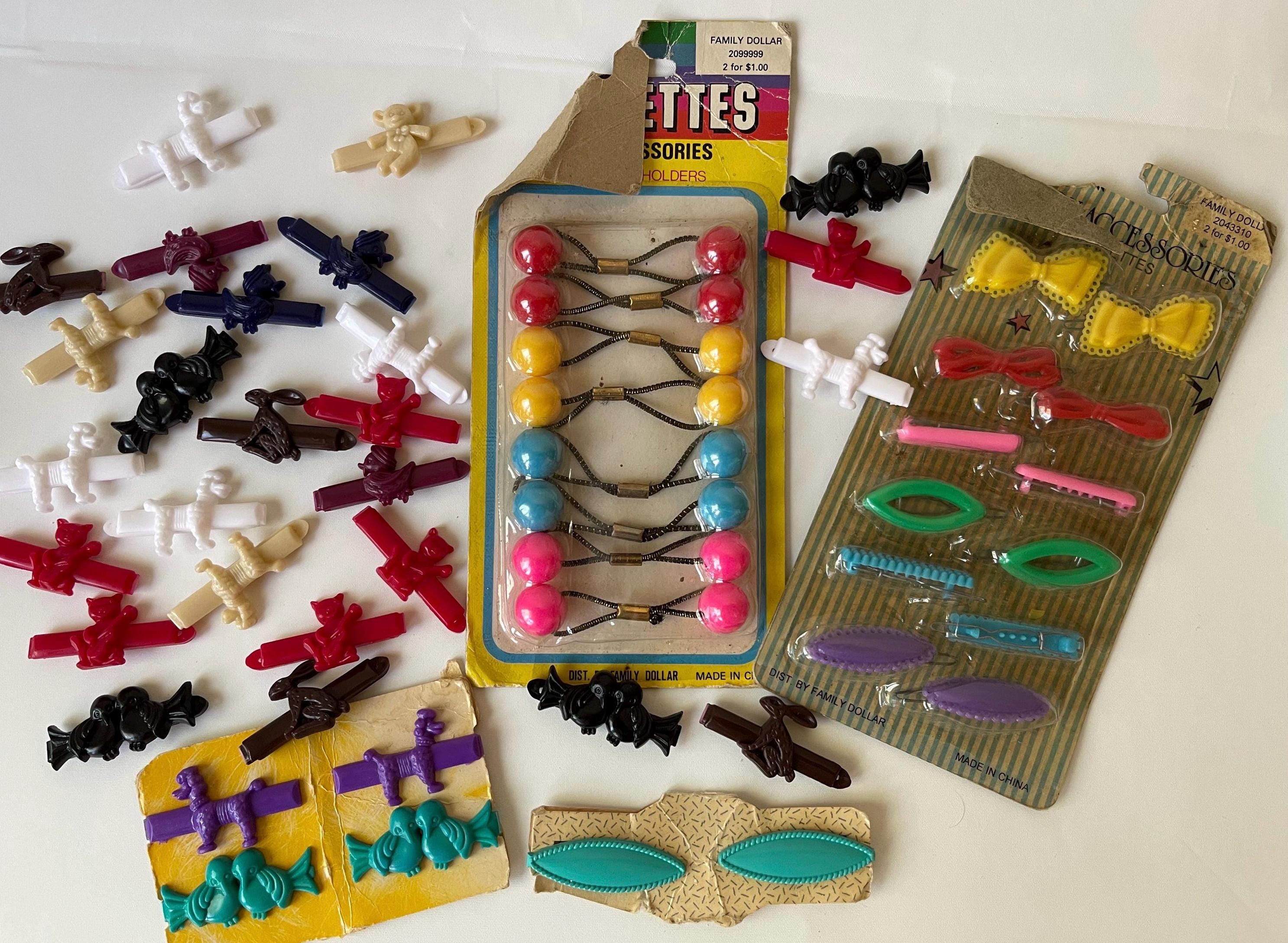 Vintage Plastic Barettes - Etsy