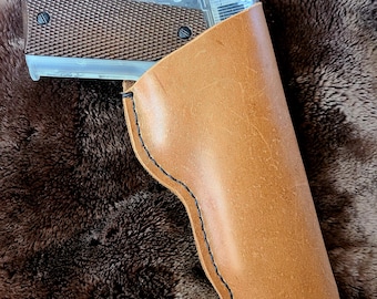 Custom Leather 1911 Gun Holster by C Paul Designs.