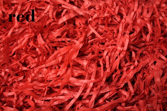 Vanilla Shredded Coloured Paper Gift Hamper Filler Shred Fill LUXURY Cream