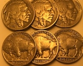 1935-1937 quot P quot Mint Buffalo Nickel Set