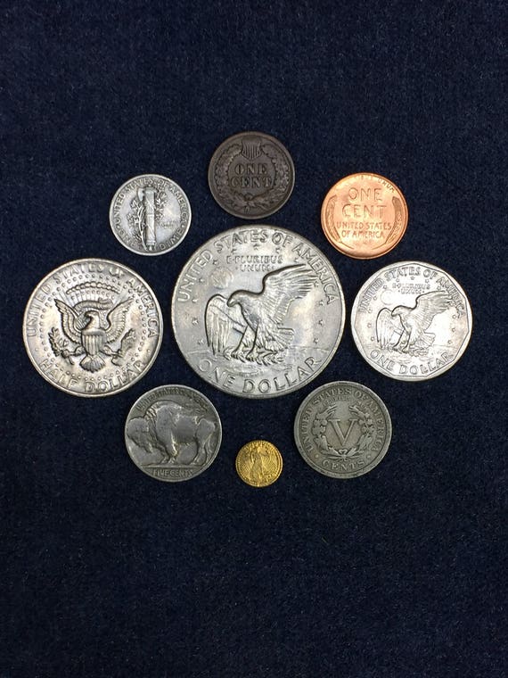 1964 Bag of 10 Unc Coins from Mint Bag UNSEARCHED! Canada 5 Cent Nickles