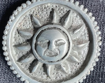Sun Pewter Pendant