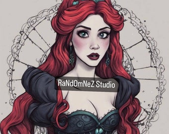 Tatted Up Ariel By RaNdOmNeZ Studio