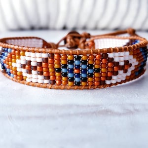 Bead loom bracelet, Beaded bracelet, Handmade bracelet, Seed Bead Bracelet