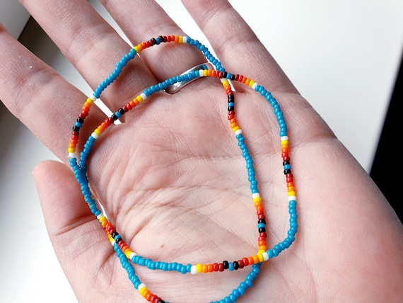 Single strand beaded necklace patterns discount