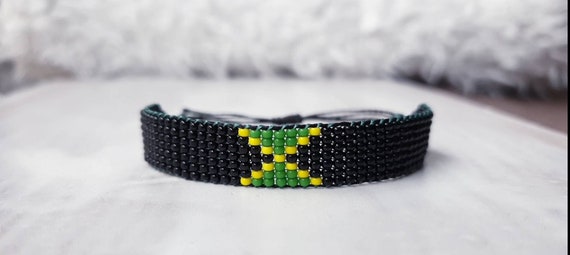 Jamaican sale beaded bracelet