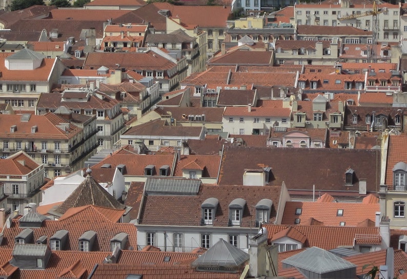 Lisbon Tile Rooftops image 1