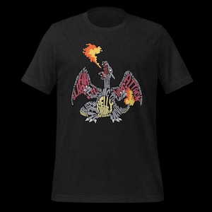 Shiny Fire Dragon Unisex T-Shirt