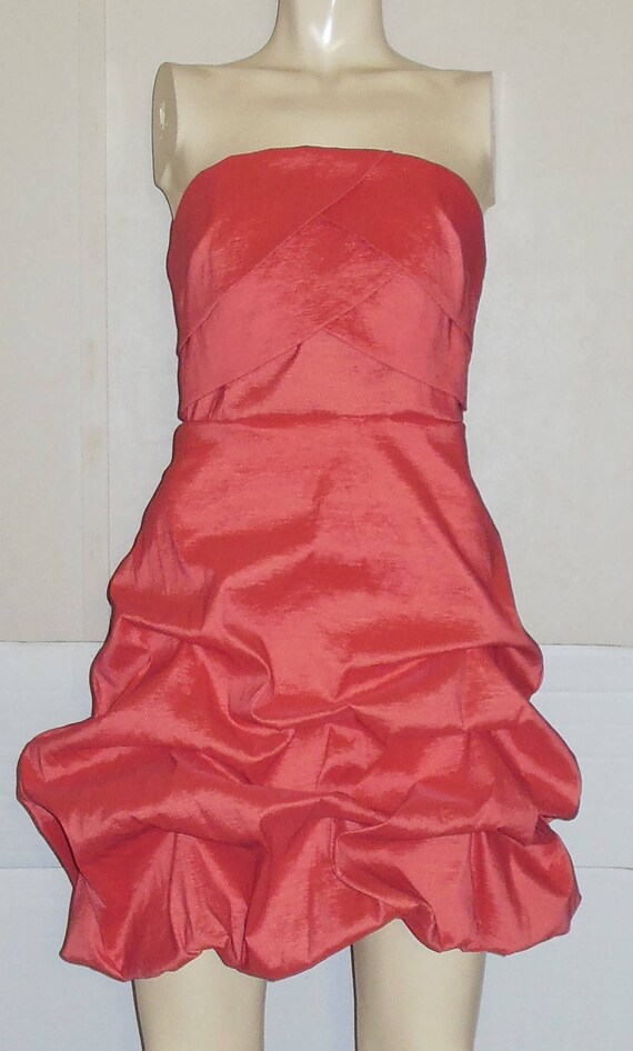 dark pink party dress