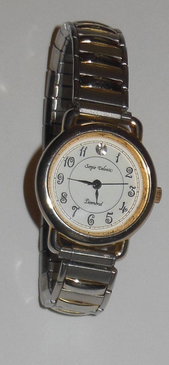 Items similar to Sergio Valente Ladies Wrist watch with Second Hand
