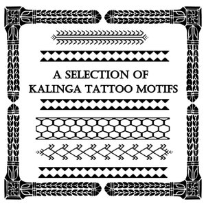 NEW 2023 Filipino Kalinga Tattoo Batok Tatak Motifs Designs | tatakbayla flash sheets