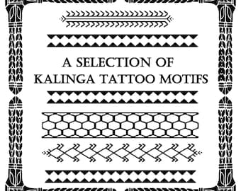 NEW 2023 Filipino Kalinga Tattoo Batok Tatak Motifs Designs | tatakbayla flash sheets