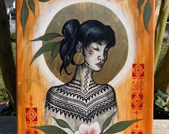 Original Painting "Spirit of the Visayas" 8"x10" | Tatakbyayla Original Art