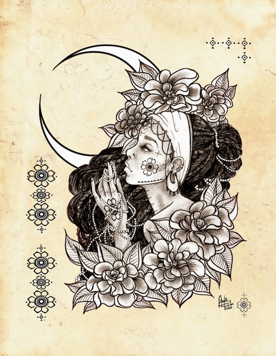 Bulan Woman Print DIGITAL DOWNLOAD |  Visayan Art