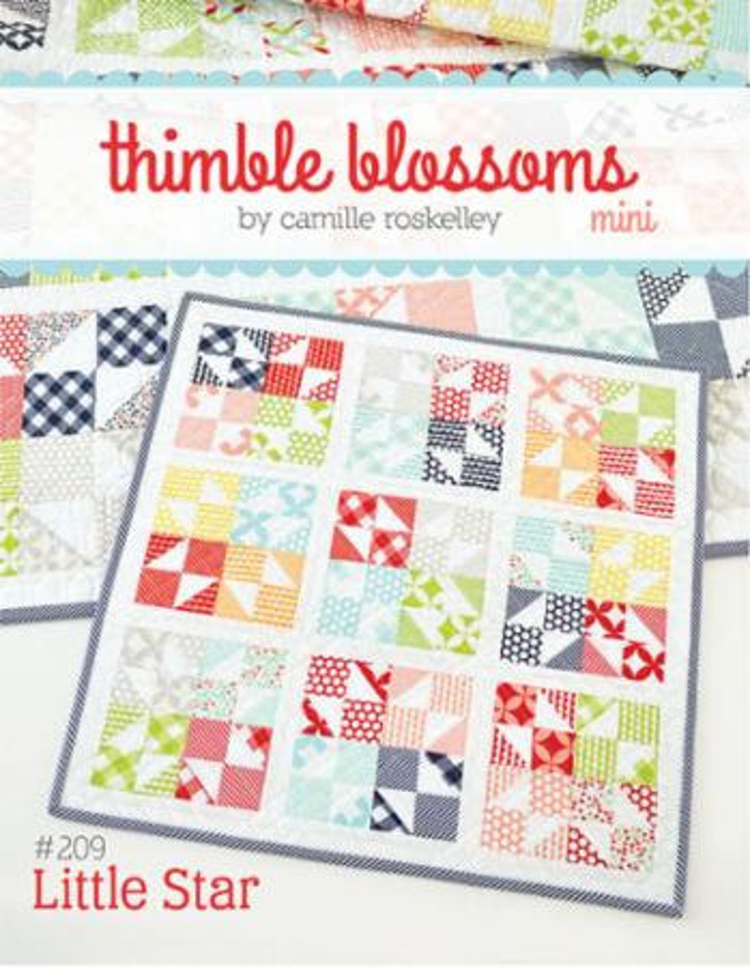 Mini Little Star Quilt Pattern By Bonnie And Camille For Moda Fabrics mini-little-star-quilt-pattern-by-bonnie-and-camille-for-moda-fabrics