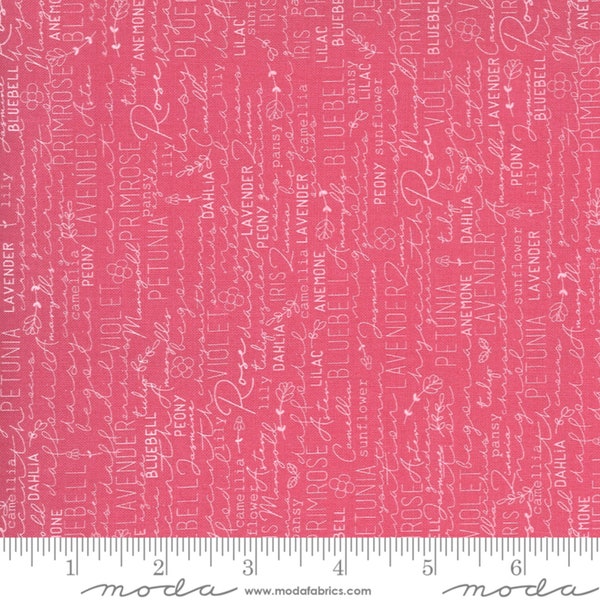 Spring Chicken Fabric by Sweetwater for Moda Fabrics. Pink 55520 22