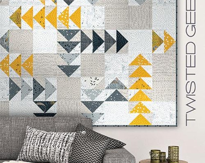 Twisted Geese Quilt Pattern Featuring Filigree by Zen Chic for Moda