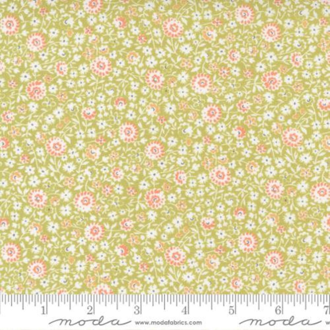Cinnamon and Cream Yardage by Fig Tree & Co for Moda Fabrics Olive ...