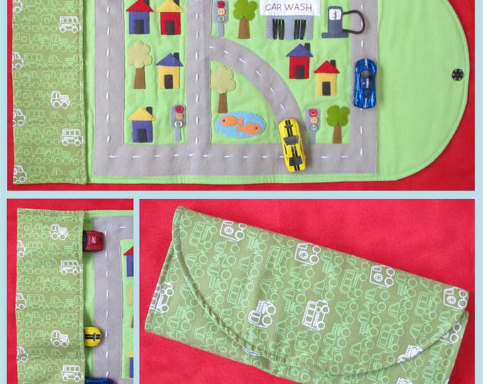 Crossroads Car Caddy Pattern by Two Brown Birds Designs by Etsy