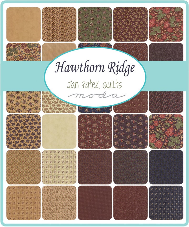 Hawthorn Ridge by Jan Patek Quilts for Moda Fabrics. Etsy