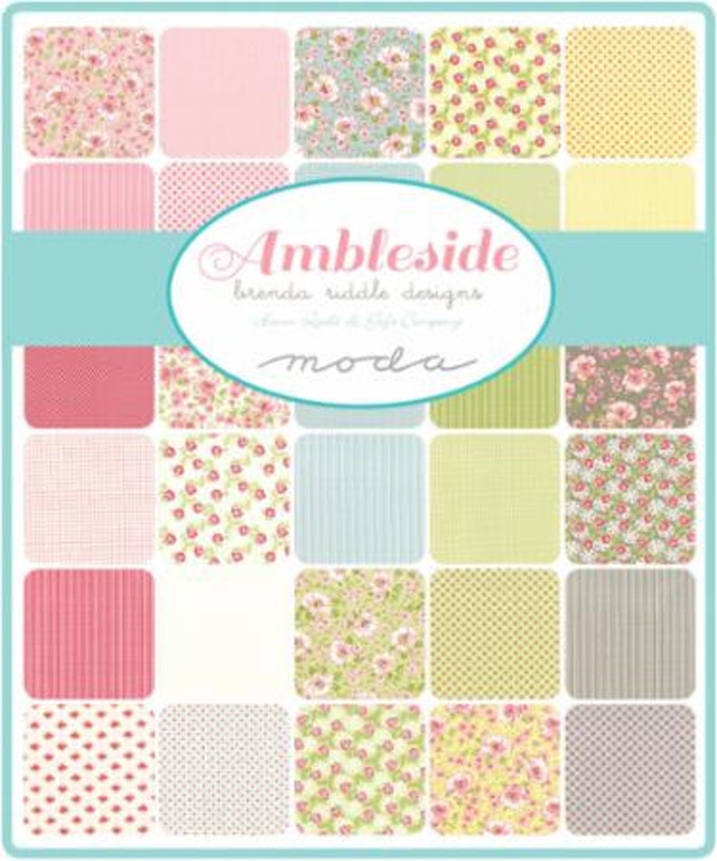 Ambleside Linen White 18603 11 by Brenda Riddle for Moda Fabrics