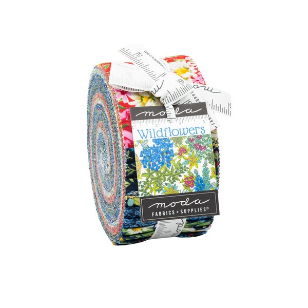 Wildflowers Basic Summer Jelly Roll by Sentimental Studios for Moda Fabrics  33620JR