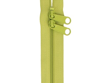 Apple Green Double Slide 30” # 4.5 Nylon Coil Zipper By Annie ZIP30 200