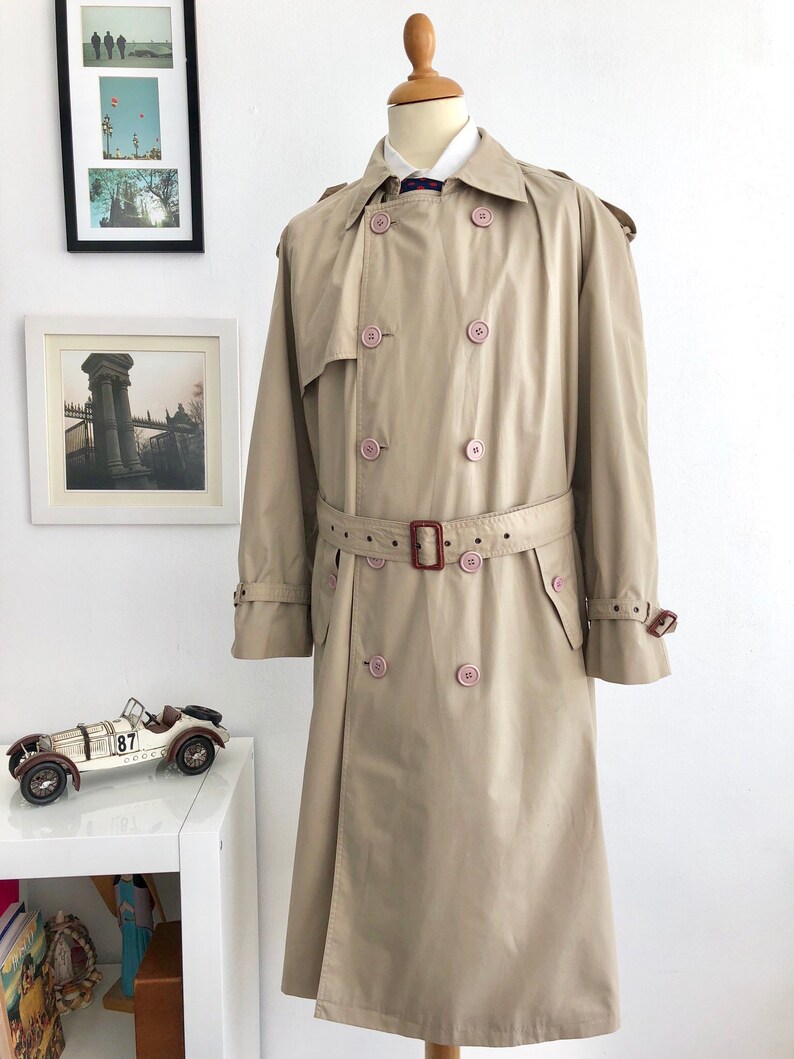 made in the 1990s Man coat brand PULL /& BEAR in khaki