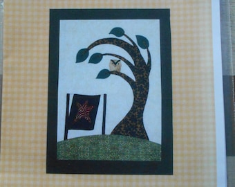 Maple Hill Hoo-o Has Seen the Wind Quilt - Applique Pattern