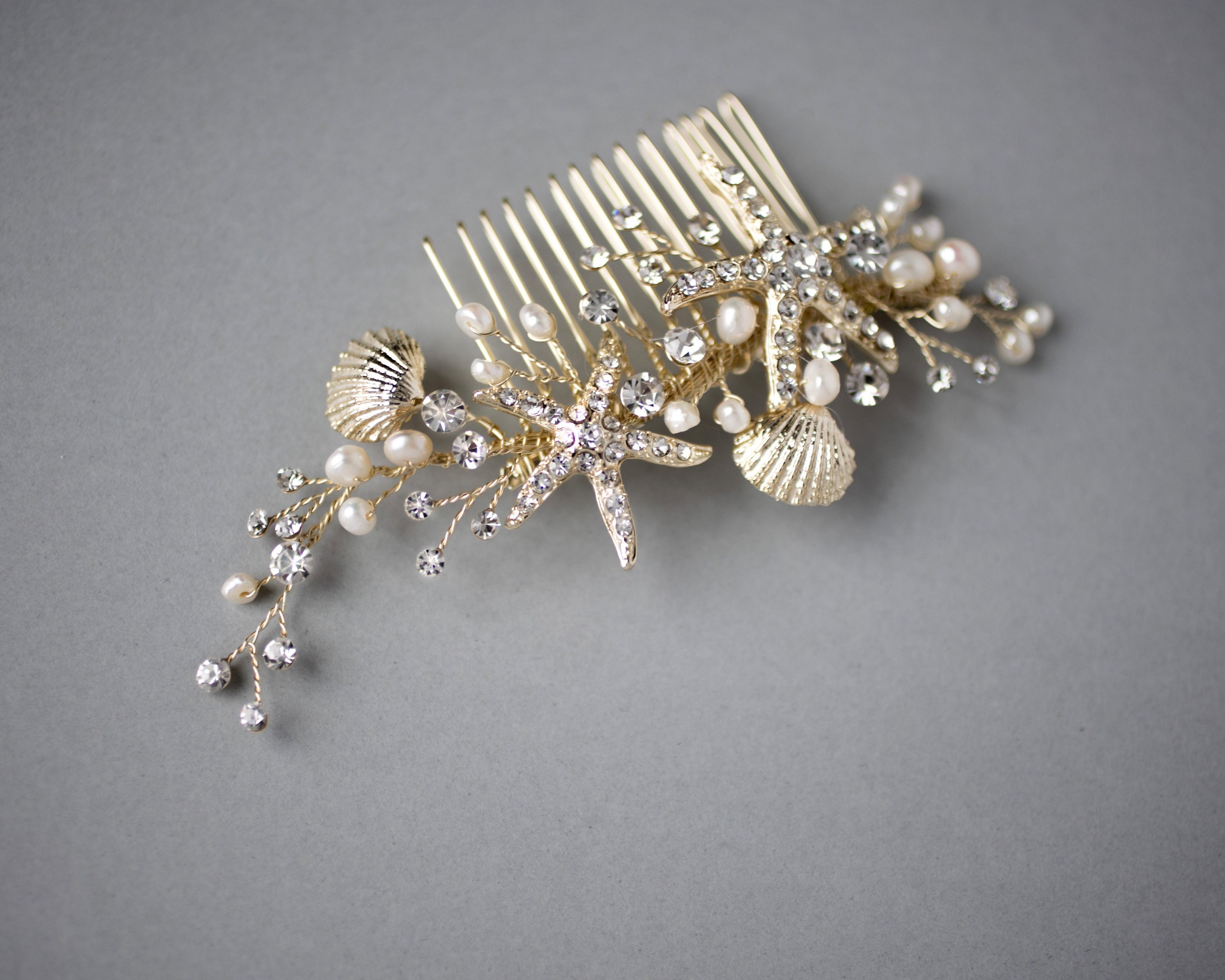 Seashell Hair Comb - Etsy