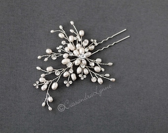 Ivory Pearl Wedding Hair Pin bridal Hair Accessory